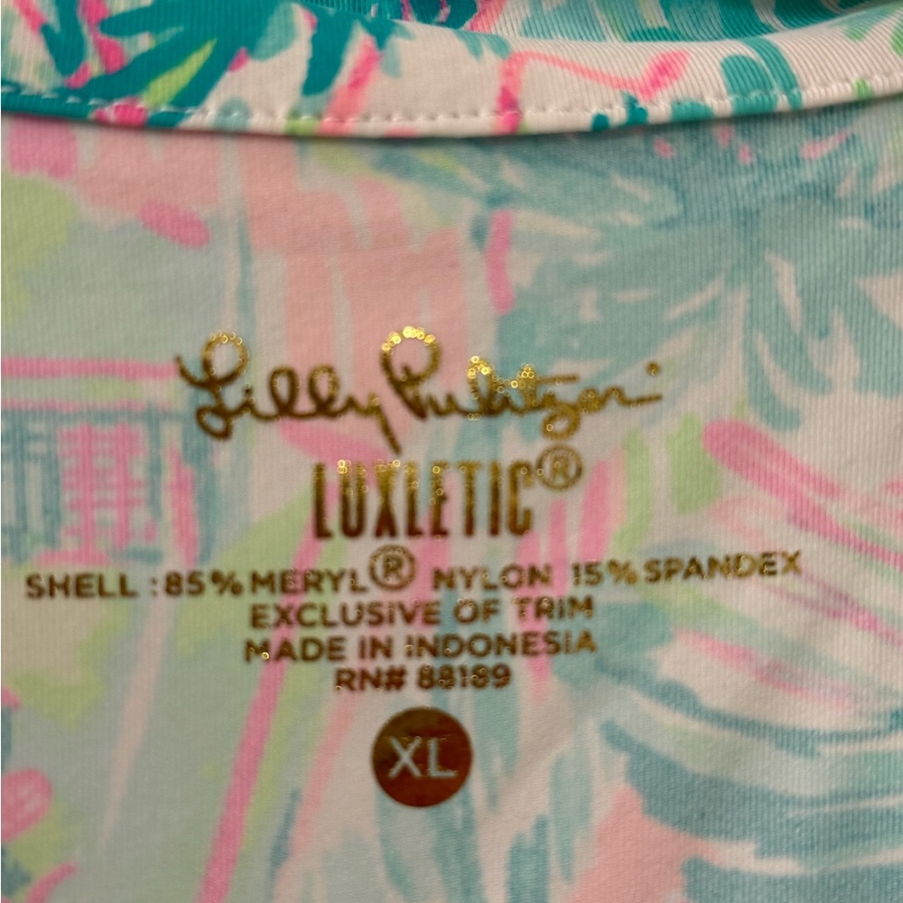 Lilly Pulitzer Luxletic Hadley Quarter Zip Jacket in Perfect Match - Picture 4 of 6